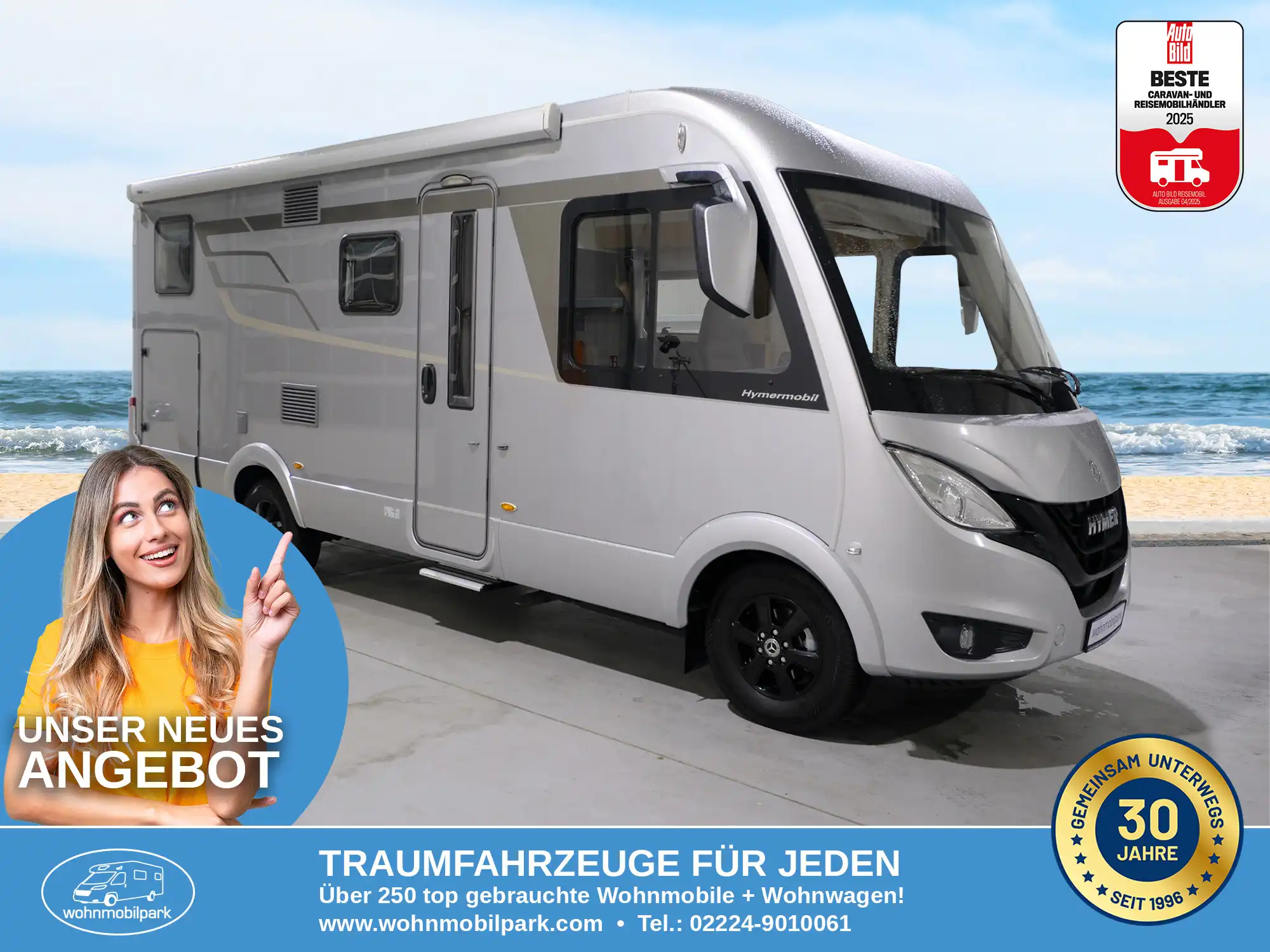 HYMER-ERIBA B 580 Integrierter gebraucht kaufen in Bad Honnef